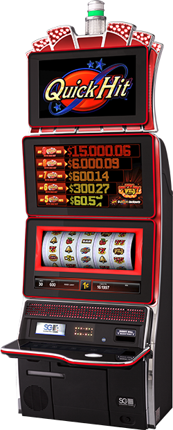 Quick Hit Triple Blazing 7s Wild Jackpot Cabinet